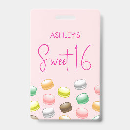 Macarons Sweet 16 Party
