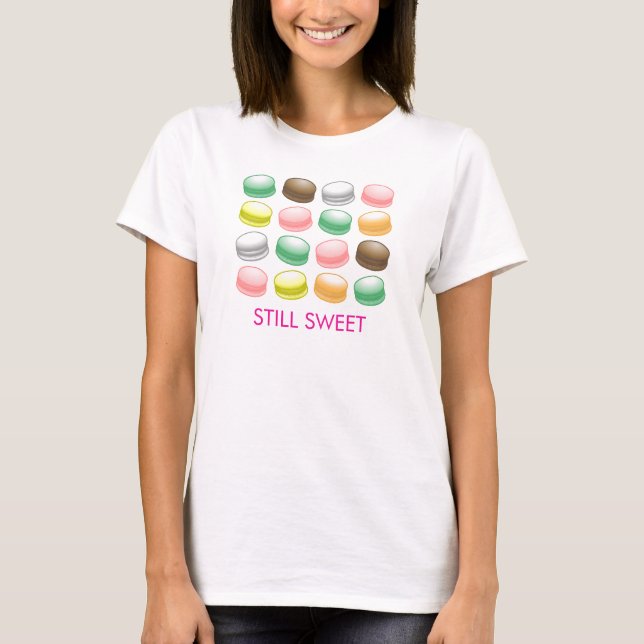 Macarons Sweet 16 T Shirt (Framsida)