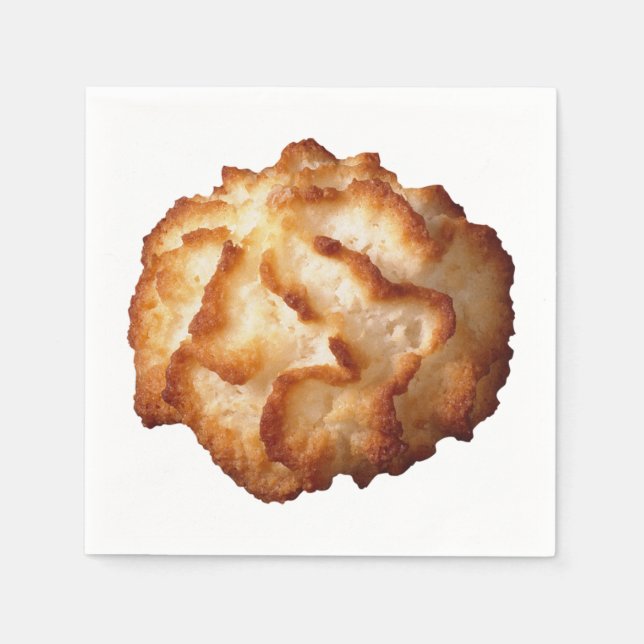 Macaroon Cookie Bild Pappersservett (Framsidan)