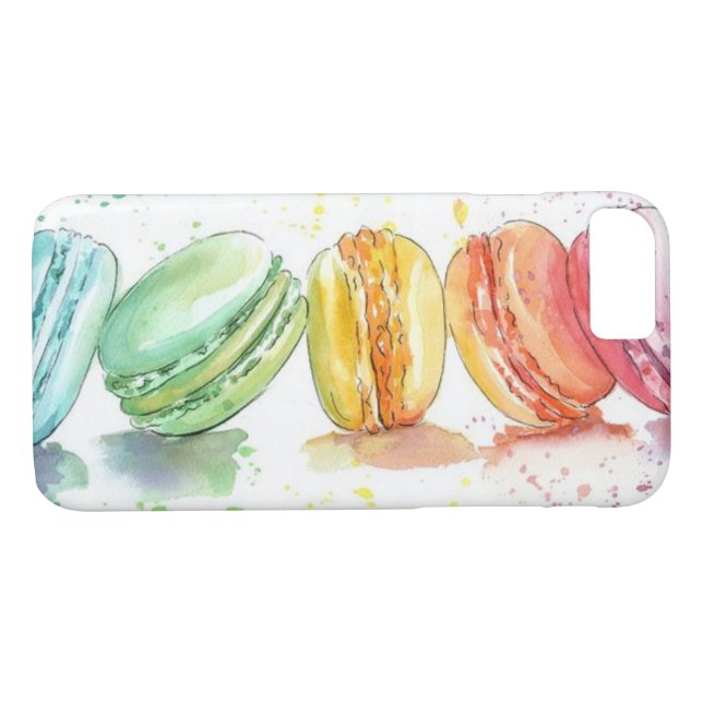 Macaroon färglös Case-Mate iPhone skal (Baksida (horisontal))