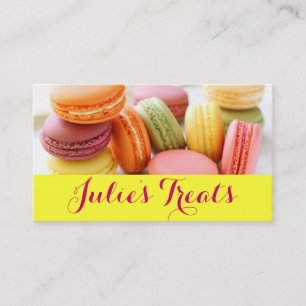 Macaroons Bakery Catering Cakes-Muffinsar Visitkort
