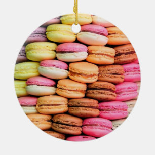 Macaroons Julgransprydnad Keramik