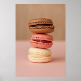 Macaroons köks poster