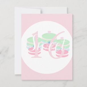 Macaroons Kvartsöt 16 Pastell OSA Kort