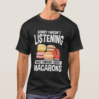 Macaroons Macarron Tårta Fransk Bakat Cookie Macar T Shirt