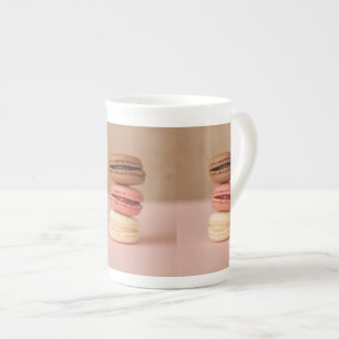 Macaroons mugg benporslin mugg