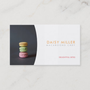 Macaroons Slogans-Affärskort Visitkort