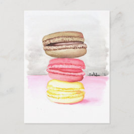 Macaroons Vykort