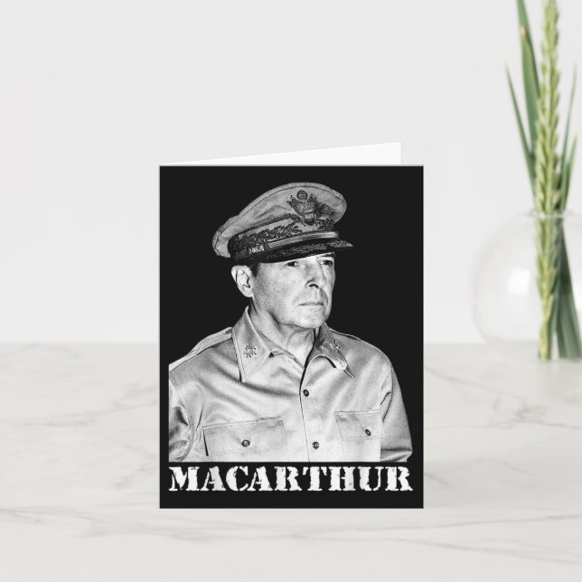 Macarthur andra världskrigets segerminnemonument kort (Framsida)