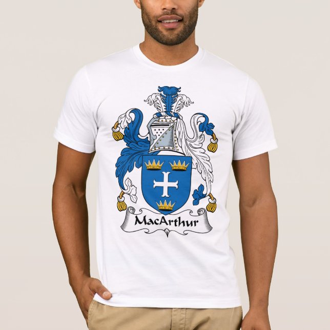 MacArthur familjvapensköld Tee (Framsida)