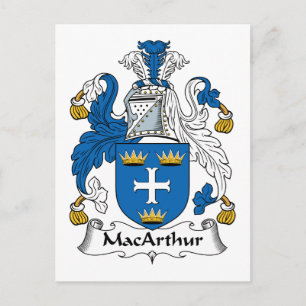 MacArthur Family Crest Vykort