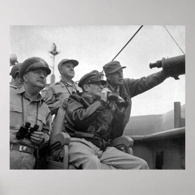 MacArthur Observed Inchon Poster (Framsidan)