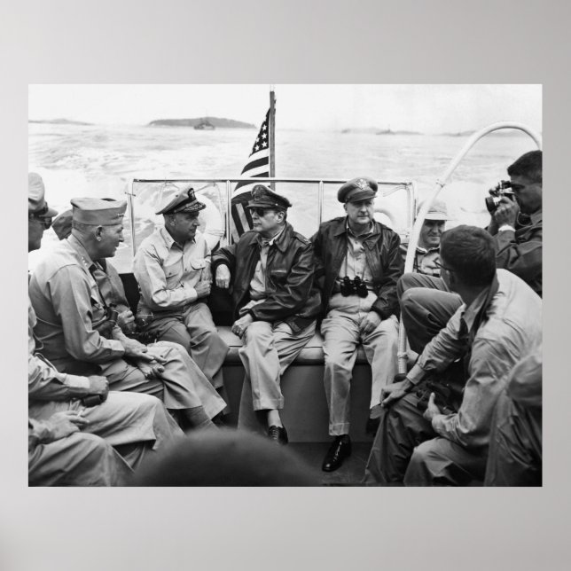 MacArthur och hans generaler Poster (Framsidan)