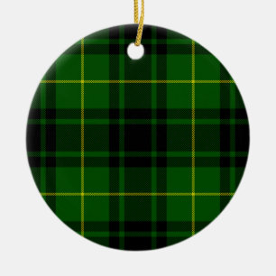 MacArthur tartan grön rutig Julgransprydnad Keramik