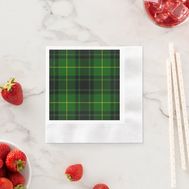 MacArthur tartan grön rutig Pappersservett (Insitu)