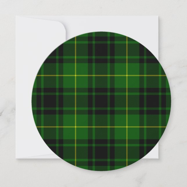 MacArthur tartan grönt plaid (Framsida)
