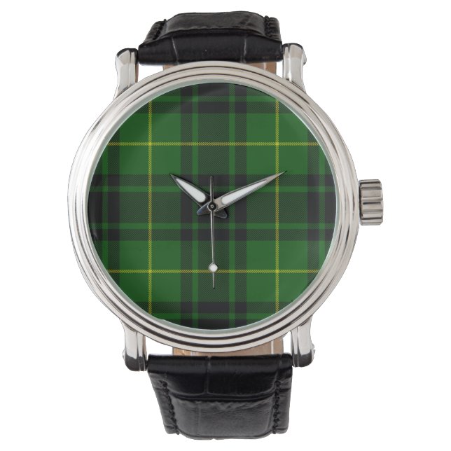 MacArthur tartan grönt plaid Armbandsur (Framsida)