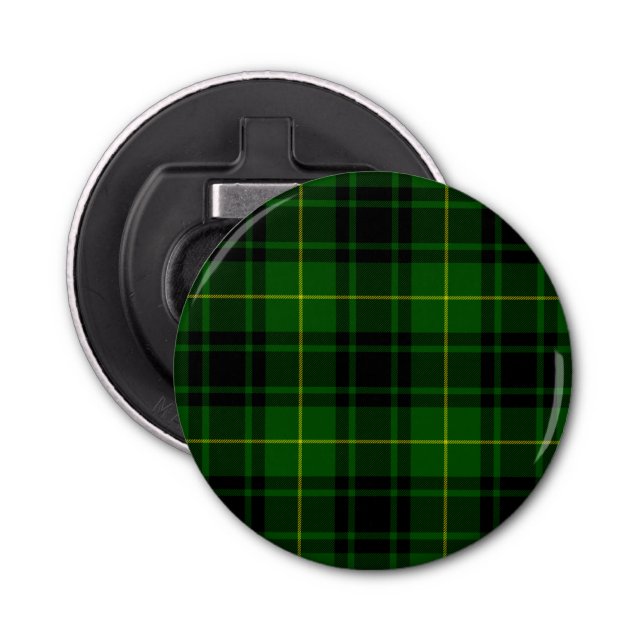 MacArthur tartan grönt plaid Flasköppnare (Framsidan)