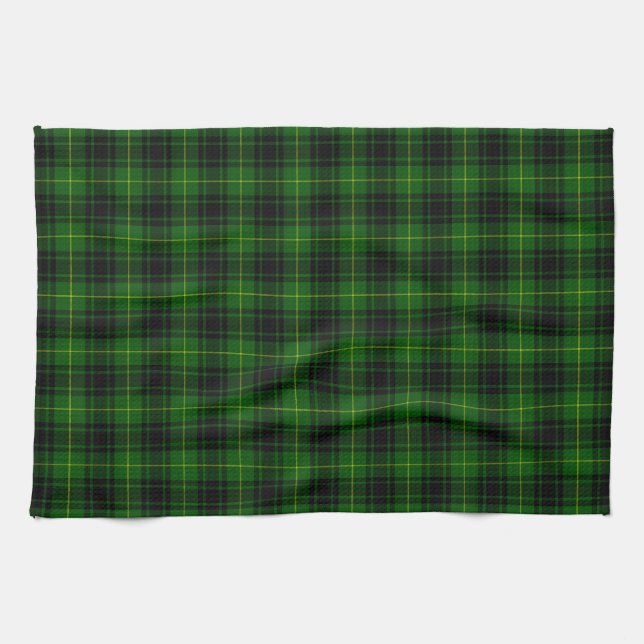 MacArthur tartan grönt plaid Kökshandduk (Horisontell)