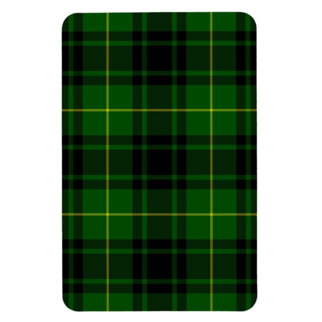 MacArthur tartan grönt plaid Magnet (Vertikal)