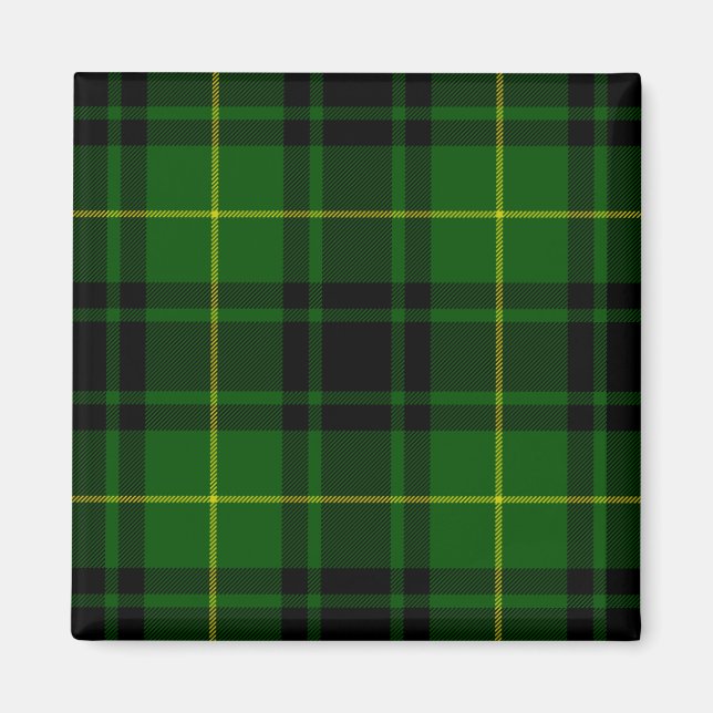 MacArthur tartan grönt plaid Magnet (Framsidan)
