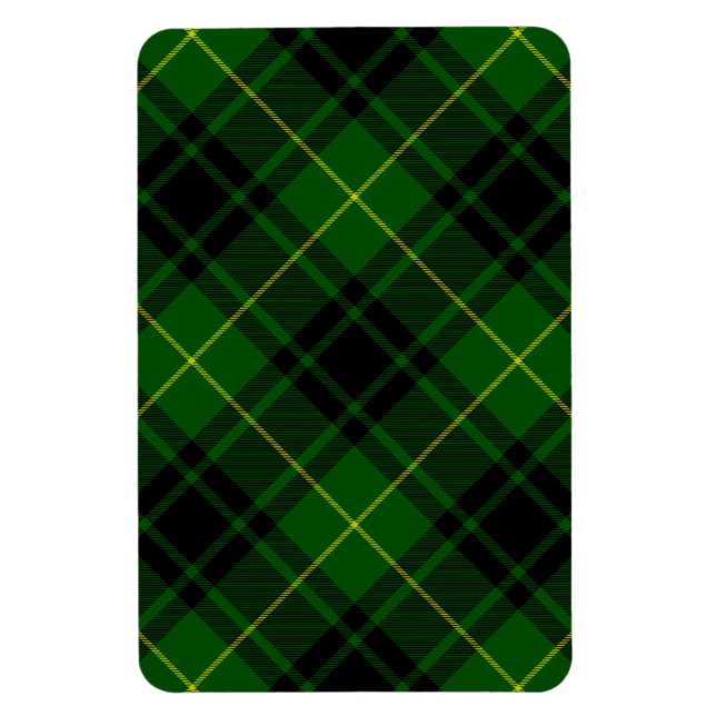 MacArthur tartan grönt plaid Magnet (Vertikal)