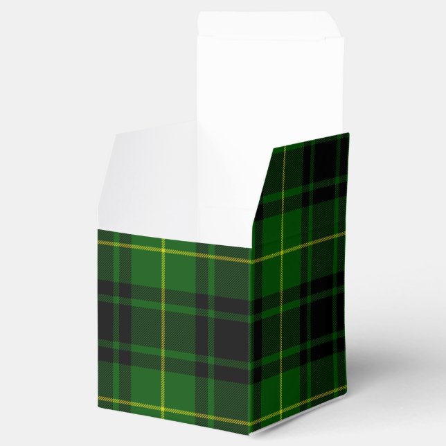 MacArthur tartan grönt plaid Presentaskar (Öppnad)
