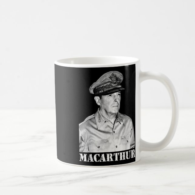 Macarthur Världskrig II Victory Memorial Kaffemugg (Höger)