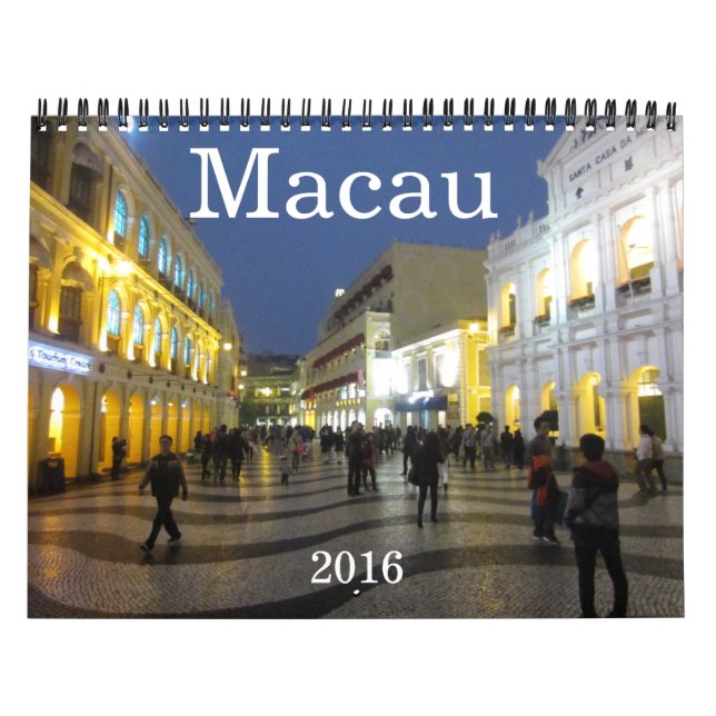 macau 2016 kalender (Omslag)