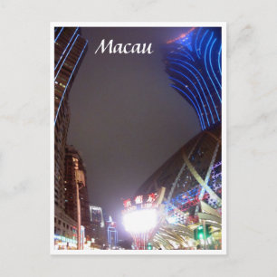 macau casino byggnad vykort