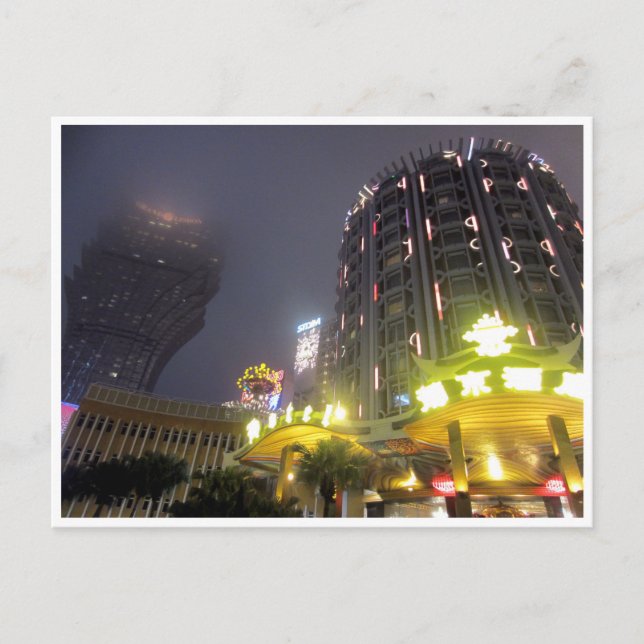 macau casino nätter vykort (Framsida)