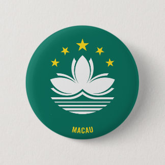 Macau Flagga Charming Patriotic Knapp