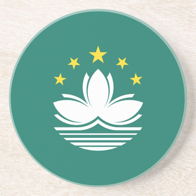 Macau Flagga Underlägg (Framsidan)