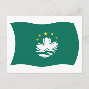 Macau Flagga vykort