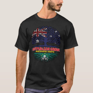 Macau Macanese Australian Australia Träd Roots T Shirt