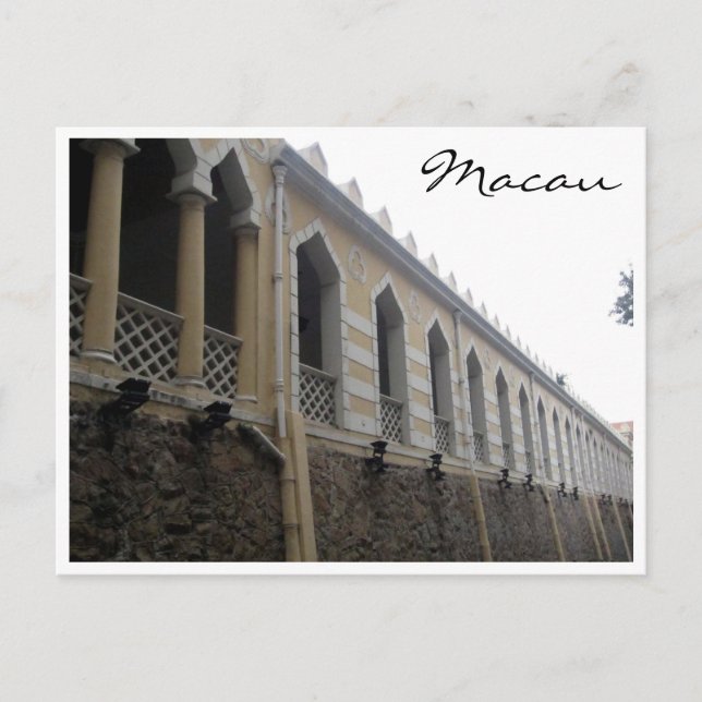 macau moorish barrack vykort (Framsida)