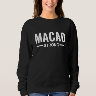 Macau Stark Gemenskap Styrka Bön Stöd T Shirt