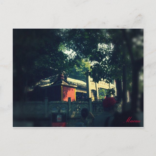 Macau Tourist Spot Vykort (Framsida)