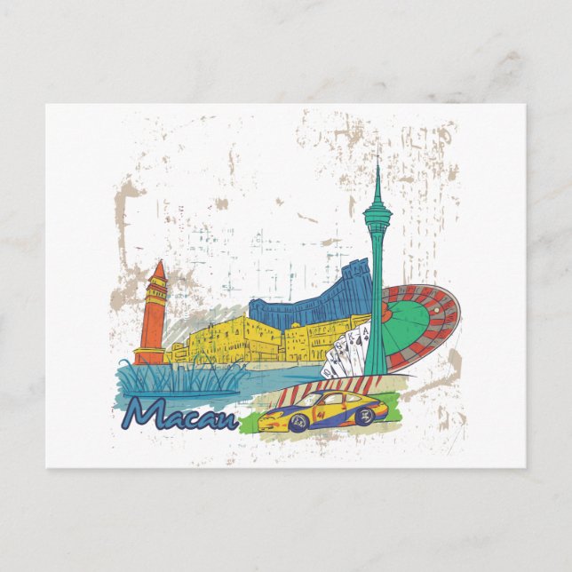 Macau Vykort (Framsida)