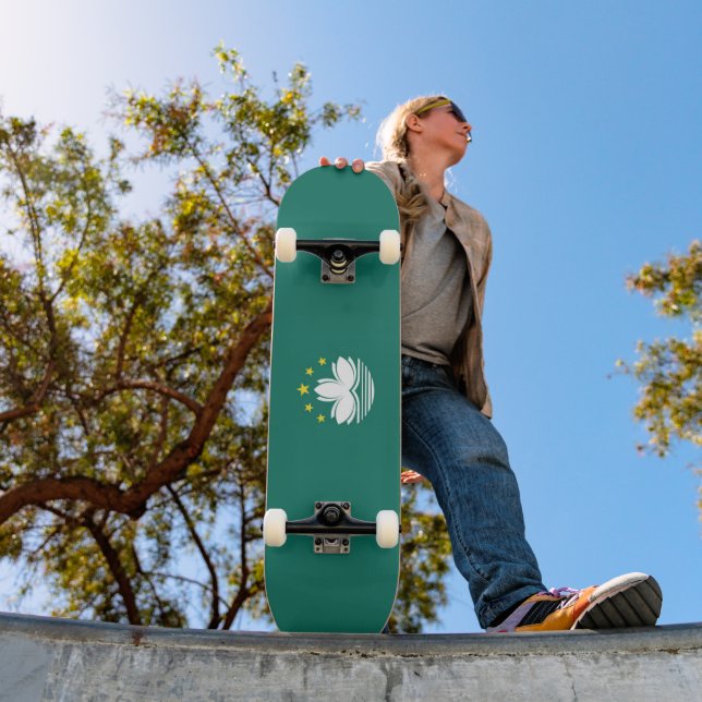 Macauflagga Mini Skateboard Bräda 18,5 Cm (Utomhus 1)