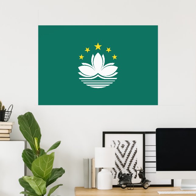Macauflagga Poster (Hemmakontoret)