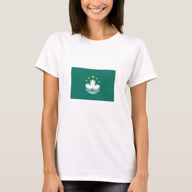 Macauflagga T Shirt (Framsida)