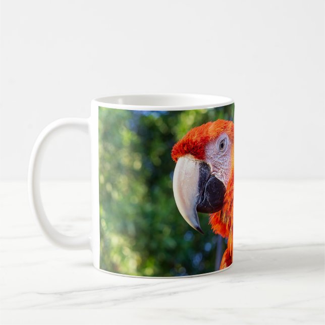 Macaw Bird Kaffemugg (Vänster)