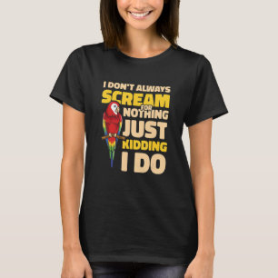 Macaw Bird Owner Ornitholog Ornithology Parrot T Shirt
