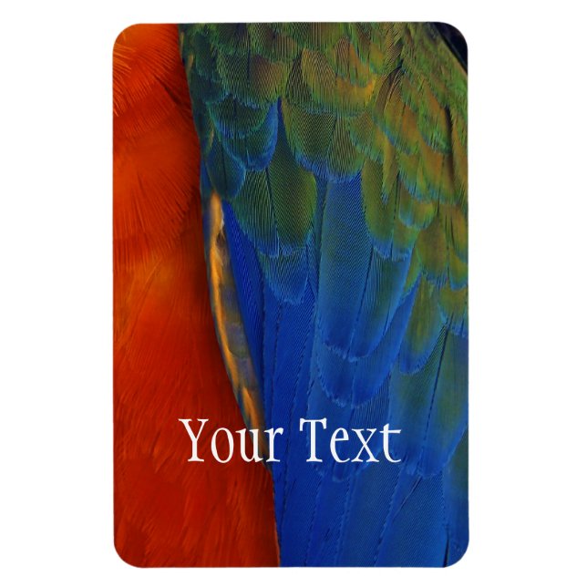 Macaw Feathers Magnet (Vertikal)