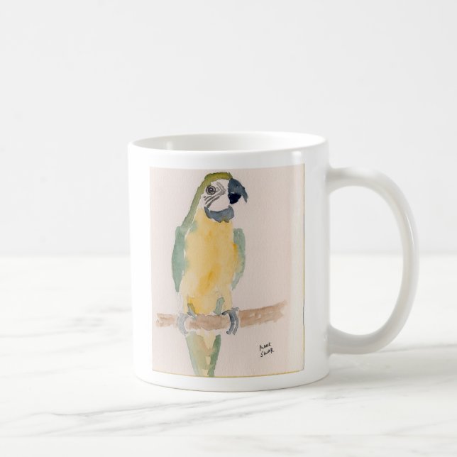 macaw kaffemugg (Höger)