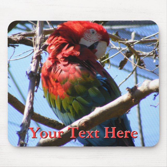 Macaw Mousepad Musmatta (Framsidan)