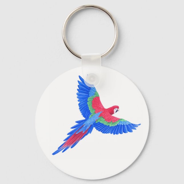 Macaw Nyckelring (Framsida)