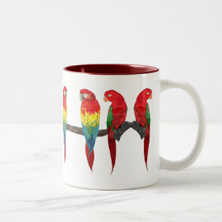 Macaw och Lory Drinkware Två-Tonad Mugg