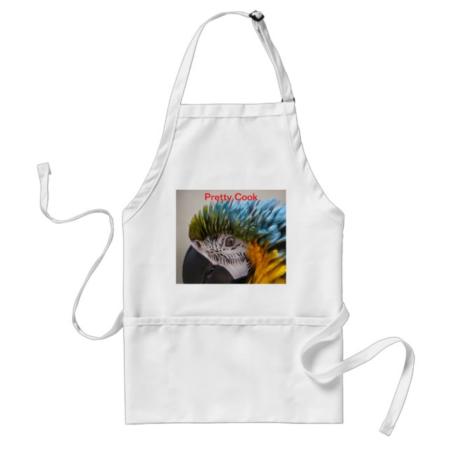 Macaw Parrot - Apron Förkläde (Framsidan)